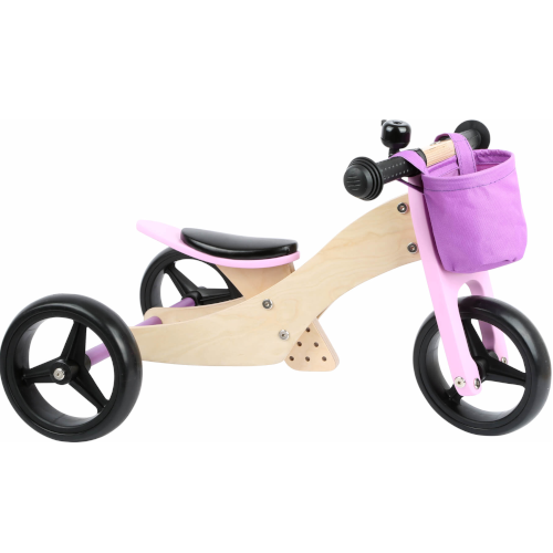 Small Foot løbecykel 2-i-1, Trike/Rosa